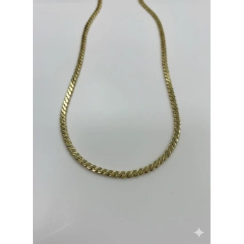   Kaplama Zincir Pirinç   Cm Kolye Zincir 60 Cm - Kl0253