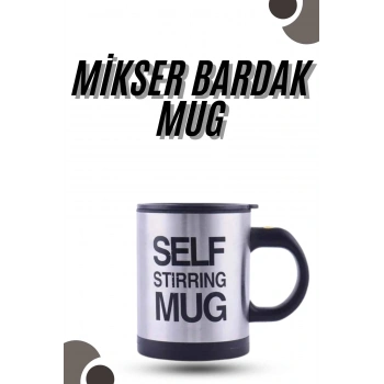 Karıştırıcı Özellikli Mikser Kupa Bardak Kompakt Taşınabilir Mug