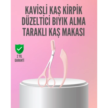 Kaş ve Kirpik Şekillendirme İçin Yüz Bakım Makası