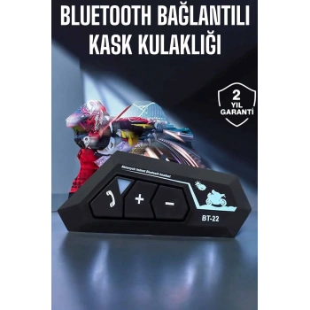 Kask Kulaklık Bluetooth Motosiklet Kulaklık Intercom Su Geçirmez