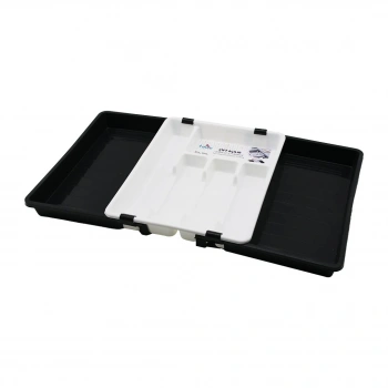 KAYAR KAŞIKLIK İKİ TARAFLI ÇİFT AÇILIR AYARLANABİLİR ÇEKMECE İÇİ 36X69CM (5324)