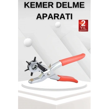 Kemer Delme Makinesi Aleti Kemer Delme Pensi Kumaş Kemer Ayakkabı Deri