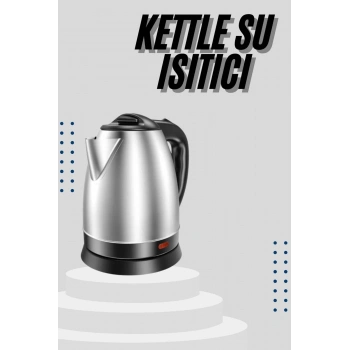 Kettle C F Tipi 220-240V Paslanmaz Çelik Elektrik Kablolu Otomatik Kapanma
