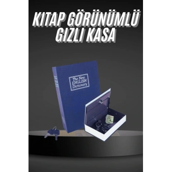 Kilitli Gizli Kasa Sözlük Kumbara Kitap Sözlük Görünümlü 18cm