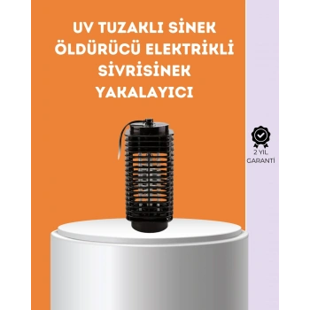 Kimyasal İçermeyen UV Işıklı Böcek ve Sivrisinek Kapanı – Güvenli Kullanım