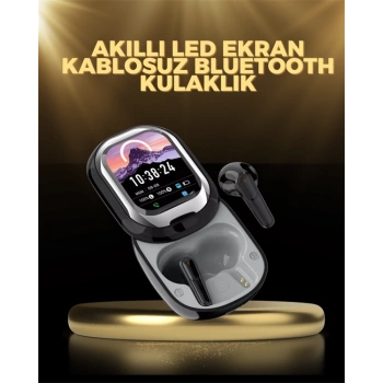 Kişiselleştirilebilir LED Ekranlı Bluetooth Kulaklık – Oyun & Müzik Modlu