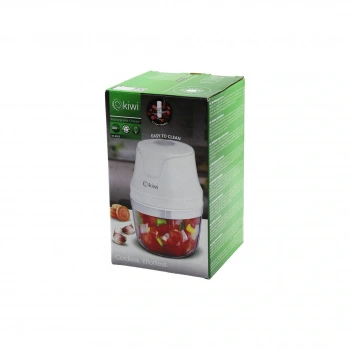 KİWİ KC-8203  USB ŞARJLI MİNİ   3 BIÇAKLI  BLENDER RONDO GIDA DOĞRAYICI  350ML=MİKA KRİSTAL HAZNE (5324)