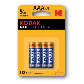 Kodak  4 Adet Max Super Alkalin İnce Pil