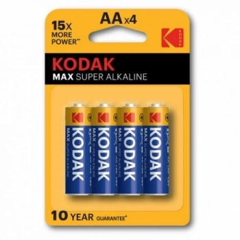 Kodak  4 Adet Max Super Alkalin Kalem Pil