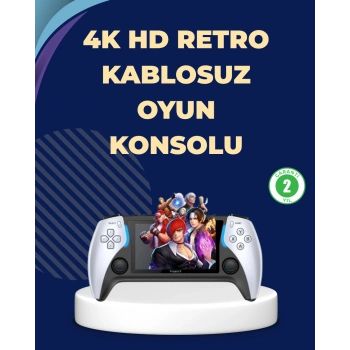 Kompakt ve Hafif Retro Oyun Konsolu 1000 Klasik Oyun Dahil