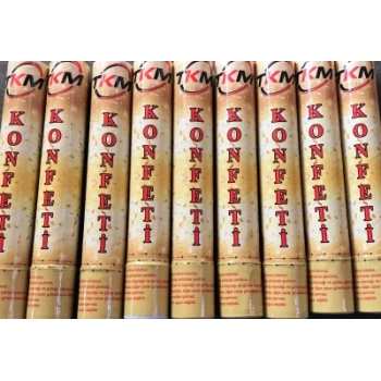 KONFETİ KARNAVAL METALİK RENKLİ 30CM (5324)