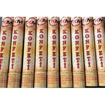 KONFETİ KARNAVAL METALİK RENKLİ 30CM (5324)