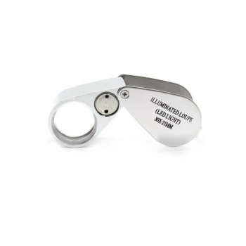 Kontrol, Için Özel Kutulu Metal Işıklı Lup 30x21