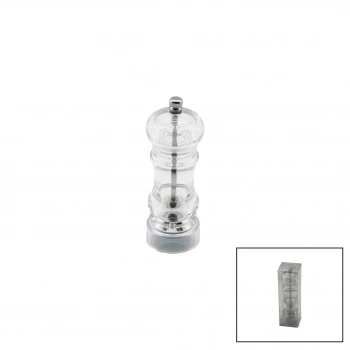 KÜÇÜK   ŞEFFAF MİKA KRİSTAL PLASTİK  BAHARAT ÖĞÜTÜCÜ (5324)