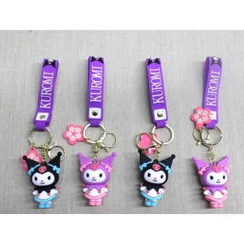 Kuromi Silikon Anahtarlık