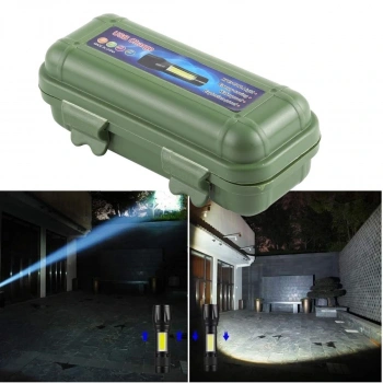 Kutulu Mini El Feneri – Taşınabilir LED Kamp ve Acil Durum El Lambası Plastik Gövde (5324)