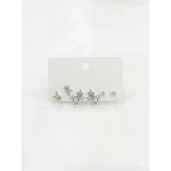 Kutup Yıldızı Altılı Küpe - Kp00576
