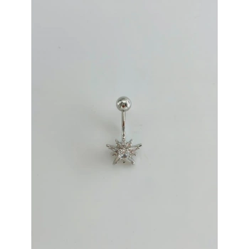 Kutup Yıldızı Detaylı Göbek Piercing - Pg0161