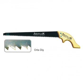 Lar Orta Diş Bağ Testere 35 Cm - Ahşap Sap