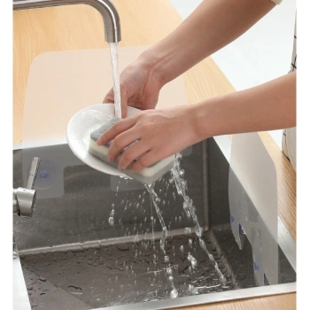 Lavabo Ve Ocak Sıçrama Önleyici Vantuzlu Kalkan