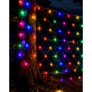 LED Ağ Işık Dekoratif File Aydınlatma Balkon Oda ve Bahçe Süsleme