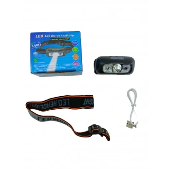 LED CHARGE HEADLAMP  USB ŞARJLI  KAFA LAMBASI FENER  OYNAR BAŞLI (5324)