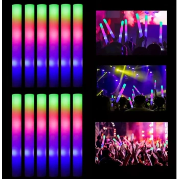 Led Işıklı Rengarenk Sünger Parti Çubuğu