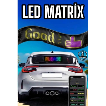 Led Matrix Panel Dijital Ekran Kumandalı Pixsel Görünümlü