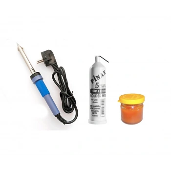 Lehim Havya 40w - Kalem Havya -  Değiştirilebilir Uç Tüp - Tel Set