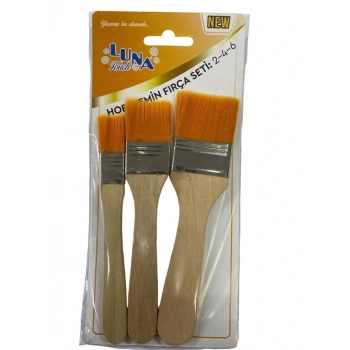 Luna Zemin Fırça Seti 2-4-6 No 3 Parça