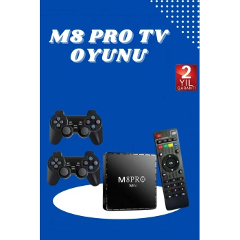 M8 PRO MINI 4 8 10 K HD HDR Android Tv 5G Retro 10000 Oyunlu