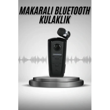 Makaralı Bluetooth Kulakiçi Yaka Kulaklığı Kablosuz Kulaklık