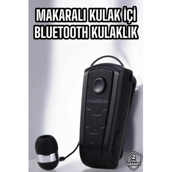 Makaralı Bluetooth Kulaklık Çağrı Cevaplama Kablolu Uzun Pil Ömrü