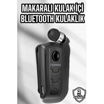 Makaralı Bluetooth Kulaklık Kulak İçi Android İos Uyumlu Titreşimli
