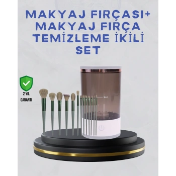Makyaj Fırçası ve Elektrikli Fırça Temizleyici Kampanya Paketi
