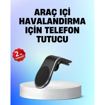 Manyetik Araç Telefon Tutucu – 360° Döner Kalorifer Petekli