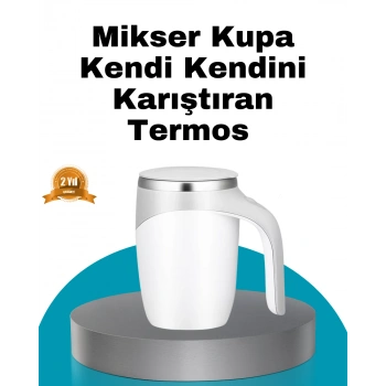 Manyetik Otomatik Karıştırma Bardağı – Şarjlı, Paslanmaz Ve Pratik