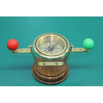 Masa Üstü Pirinç Filika Pusulası