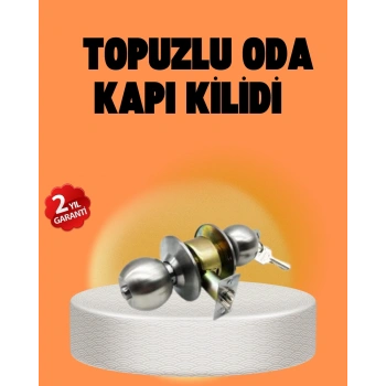 Mat Renk Topuzlu Kapı Kilidi – Giriş Tipi