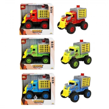 Maxx Wheels Sesli Ve Işıklı Canavar Dinozor Taşıma Kamyonu