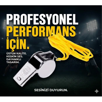 Metal Ipli Hakem Ve Deprem Düdüğü (24lü)