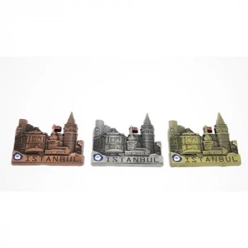 Metal İstanbul Temalı Yöresel Magnet Model 3