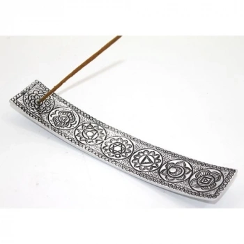 Metal Kayık 7 Çakra (Chakra) Tütsülük