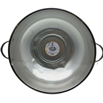 METAL KULPLU ÇELİK TEL SEPET SÜZGEÇ 32CM (5324)
