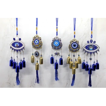Metal Nazar Boncuğu Çan Model 1