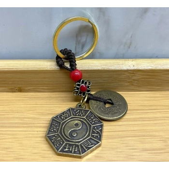 Metal Yin Yang Anahtarlık