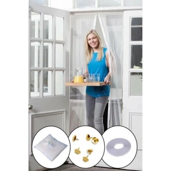 Mıknatıslı Kapı Sinekliği Tül Perde 105 x 205 cm (5324)