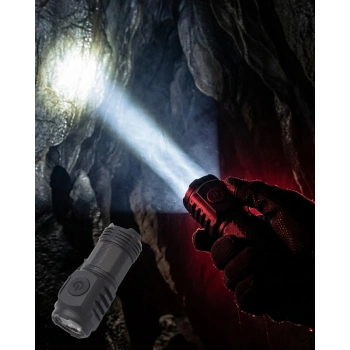 Mini El Feneri 3 LED Güçlü Aydınlatma ve Type-C Şarj Özellikli