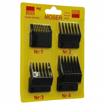 MOSER 4 PARÇA  MAKİNE TARAK SET (5324)