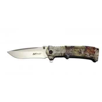 Mtech 465 Kamp Çakı 21cm - Yarı Otomatik, Kemerlikli, Plastik Sap